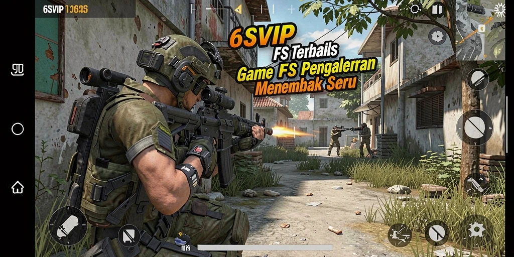 Tampilan grafis yang mendebarkan dalam gameplay 6SVIP.