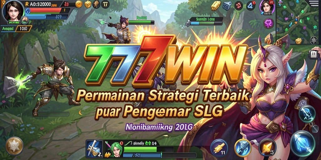 Tampilan seru gameplay SLG dari 777WIN dengan strategi mendalam.