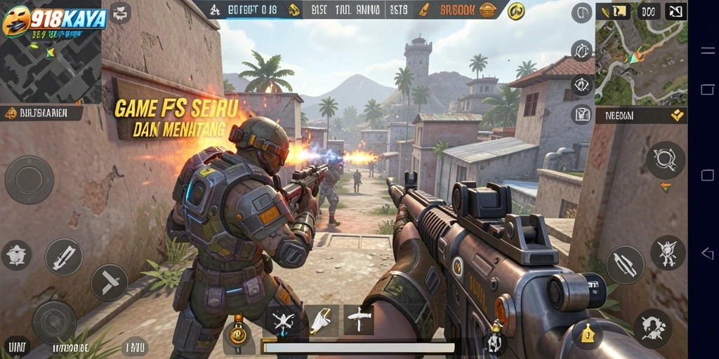 Gameplay intens di 918KAYA dengan aksi menembak yang mendebarkan.