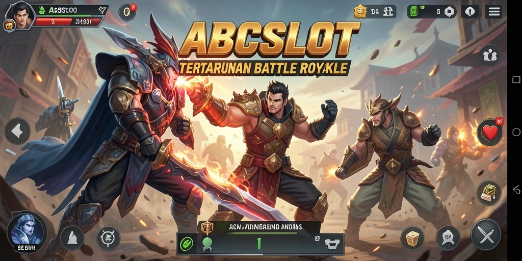 Tampilan gameplay seru dari ABCSLOT dalam pertarungan Battle Royale.