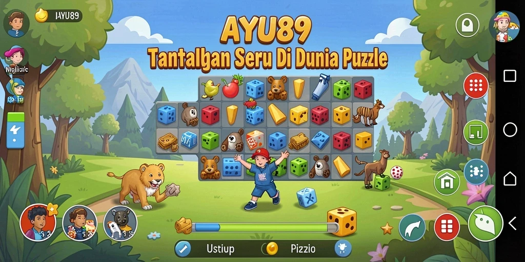 Tampilan seru gameplay AYU89 yang menantang.
