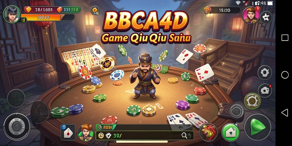 Tampilan gameplay QiuQiu yang menarik di BBCA4D.