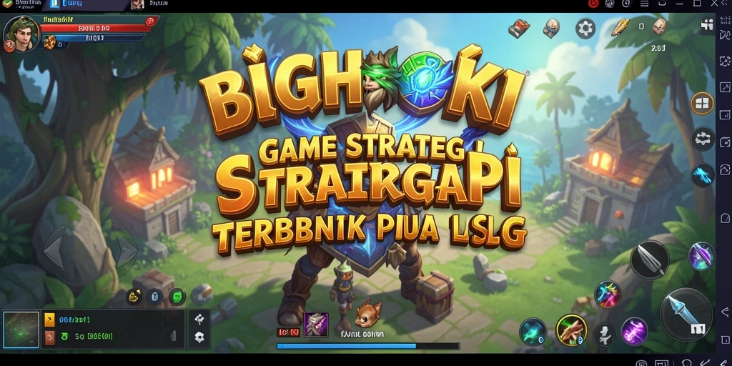 Ilustrasi menarik dari gameplay SLG BIGHOKI yang menegangkan.