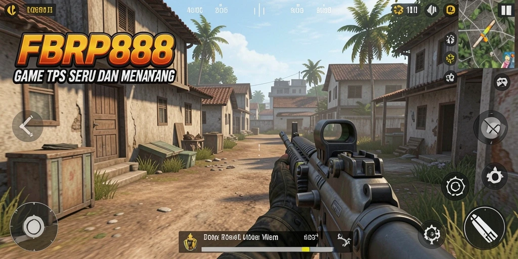 Screenshot FBRP88 menampilkan aksi tembak-menembak yang mendebarkan.