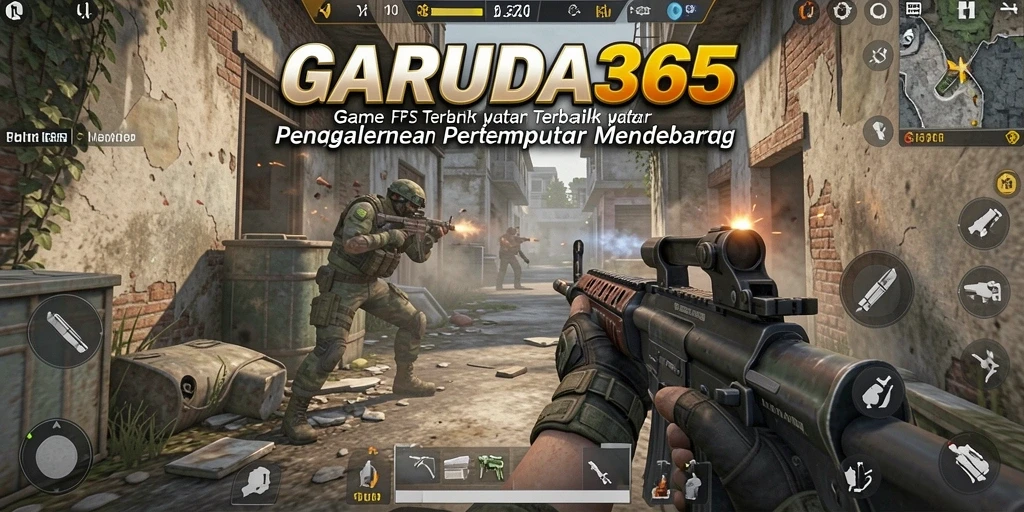 Tampilan gameplay intens dan seru dari GARUDA365.