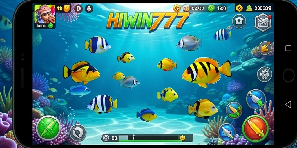 Gameplay seru dengan ikan yang beragam di HIWIN777.