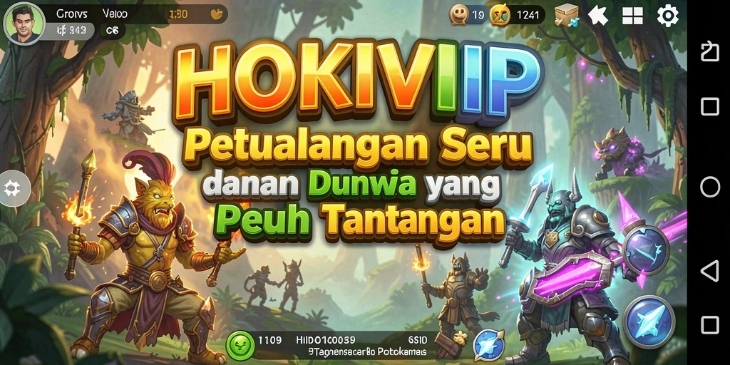 Tampilan gameplay menarik HOKIVIP yang penuh petualangan.