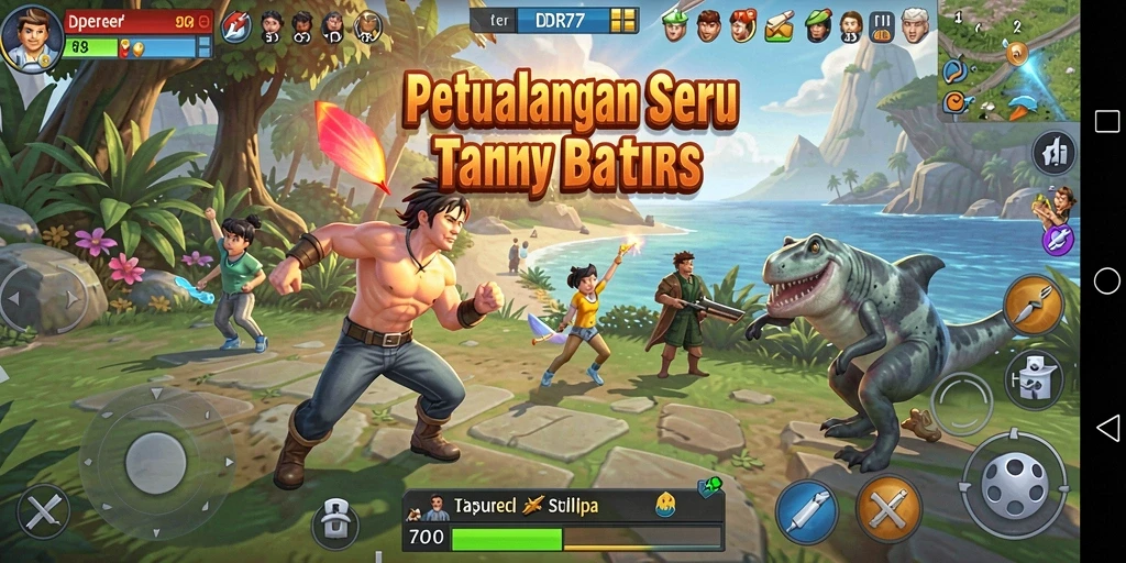 Tampilan gameplay <strong>IDR77</strong> yang menakjubkan dan penuh aksi.
