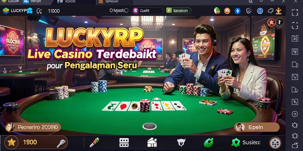 Gameplay seru dan interaktif di LUCKYRP Live Casino.