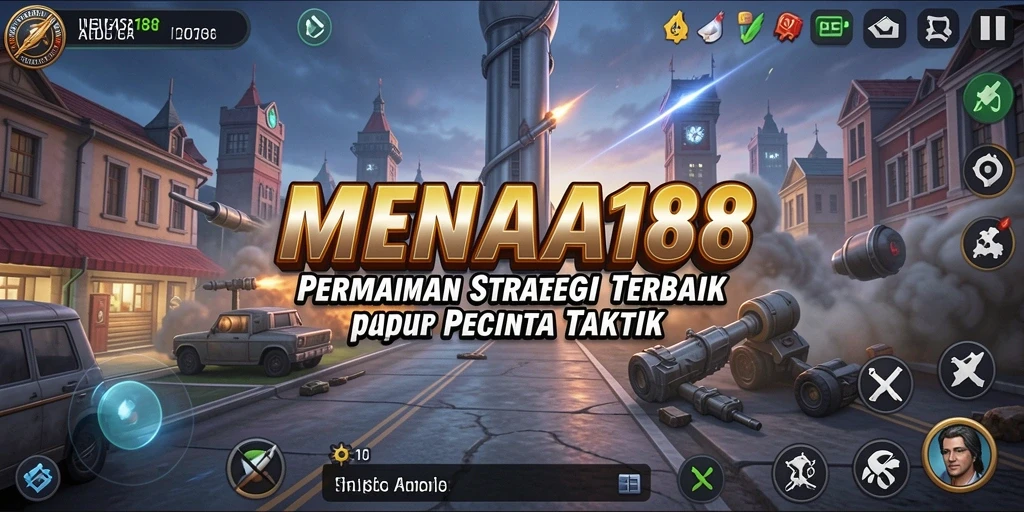 Screenshot MENARA188 menampilkan aksi strategi yang intens.