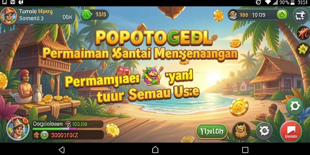 Screenshot gameplay POPOTOGEL yang menampilkan keseruan dan tantangan.