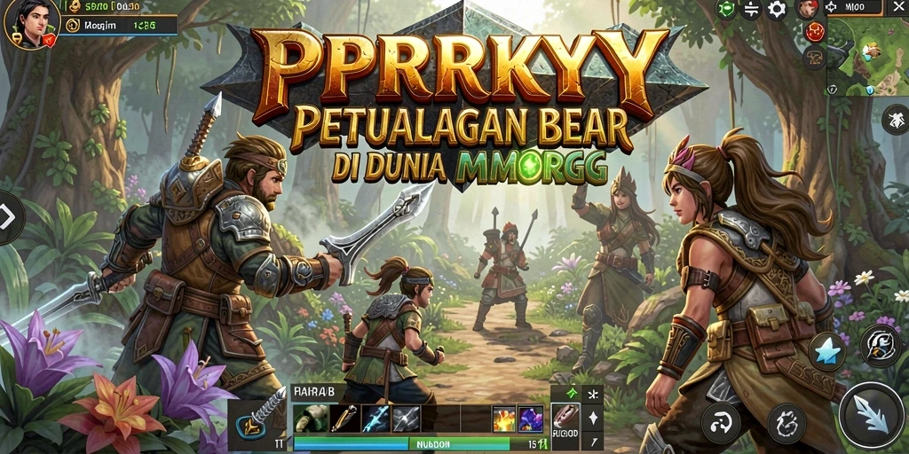 Tampilan gameplay memukau dalam PPRRYY, siap menjelajahi dunia fantasi.