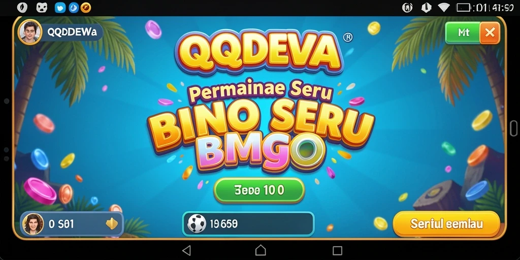 Tampilan menarik dari gameplay Bingo di QQDEWA.
