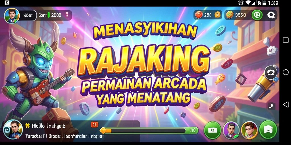 Tampilan gameplay menantang dari RAJAKING yang penuh aksi.