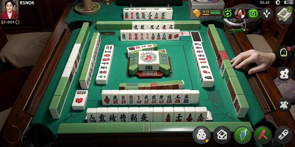 Tampilan menarik dari permainan Mahjong RSNOK yang seru.