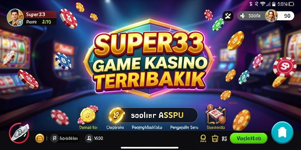 Tampilan gameplay Kasino yang seru dan menegangkan di SUPER33.