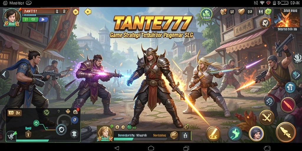 Tampilan gameplay TANTE777 yang menakjubkan dan strategis.
