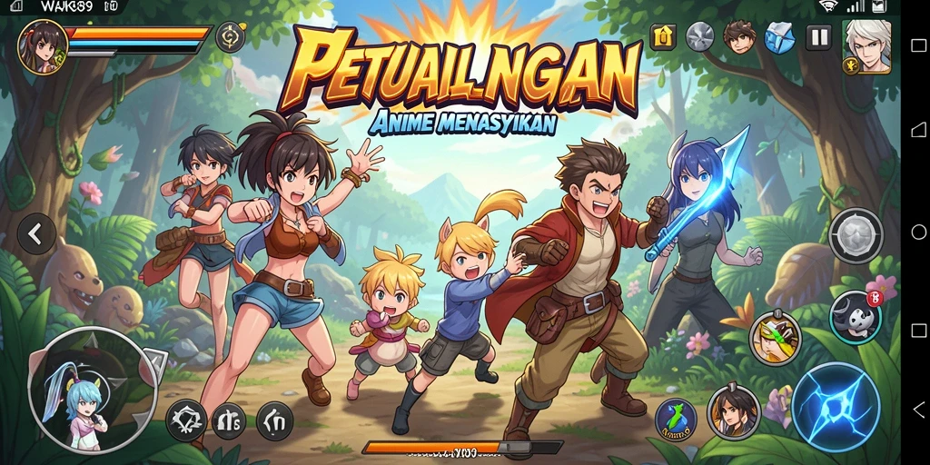 Tampilan gameplay <strong>WAK89</strong> yang penuh aksi dan petualangan.